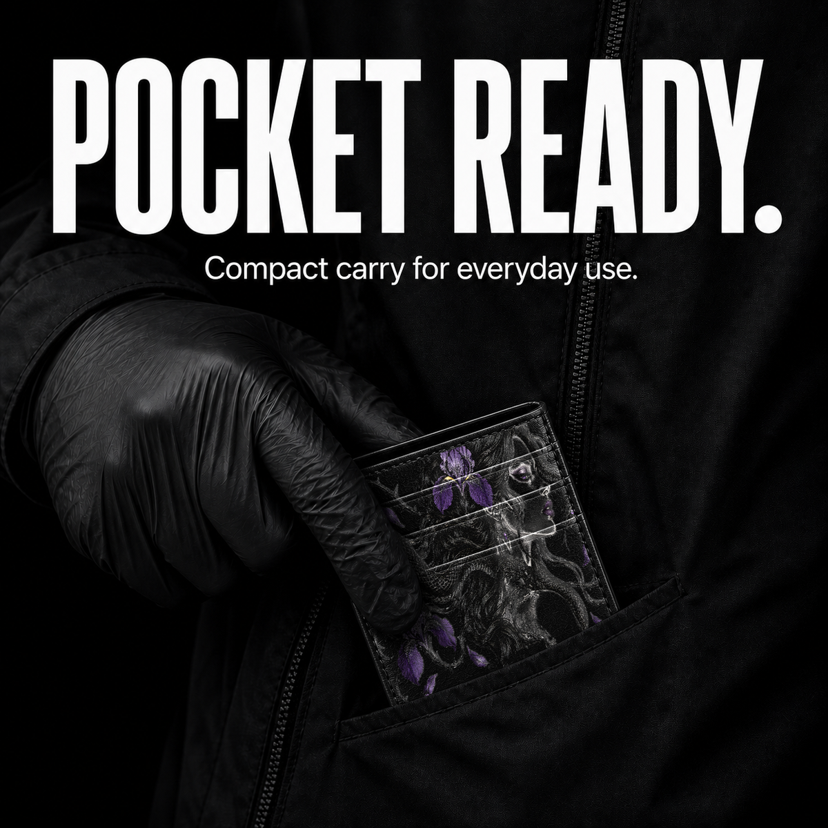 Violet Secret Card Wallet - pocket carry