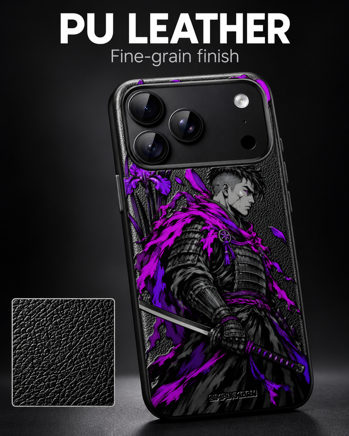 Violet Edge Grain Series case, representative view 2