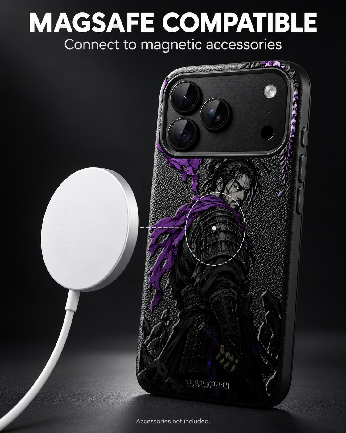 Wisteria Veil Leather X Series case, representative view 3