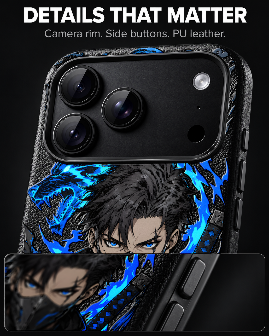 Storm Fang Leather X Series case, representative view 4