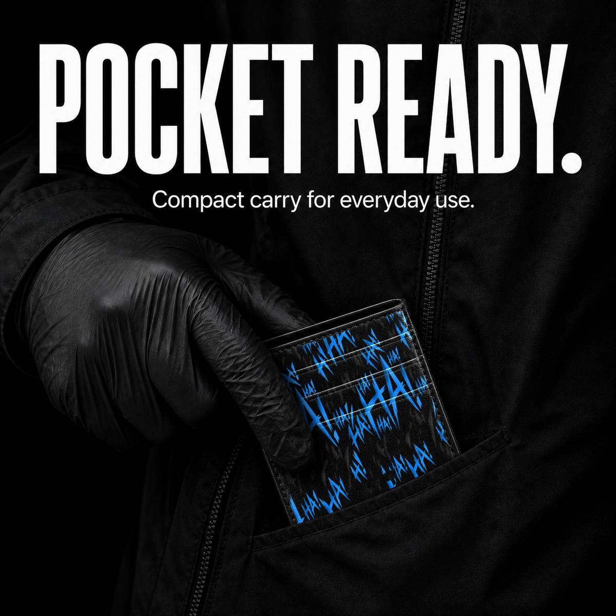 JOKESTER AZUL Card Wallet - pocket carry