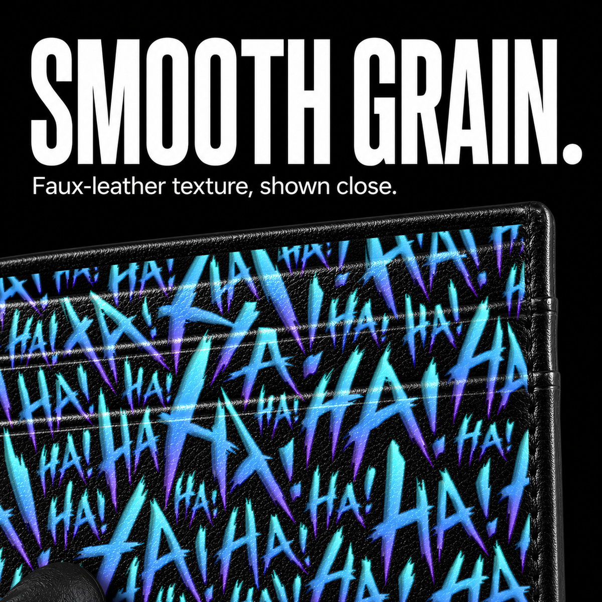 JOKESTER LAVANDA Card Wallet - surface detail