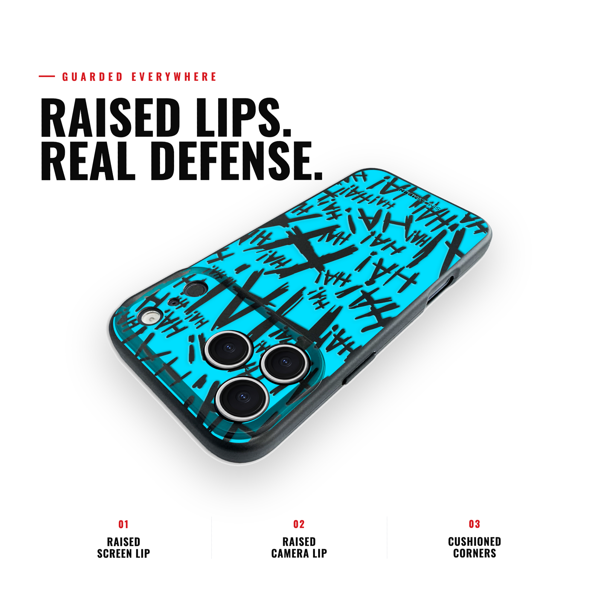 JOKSTER CYAN INVERSE Slim [S2] iPhone case image 5
