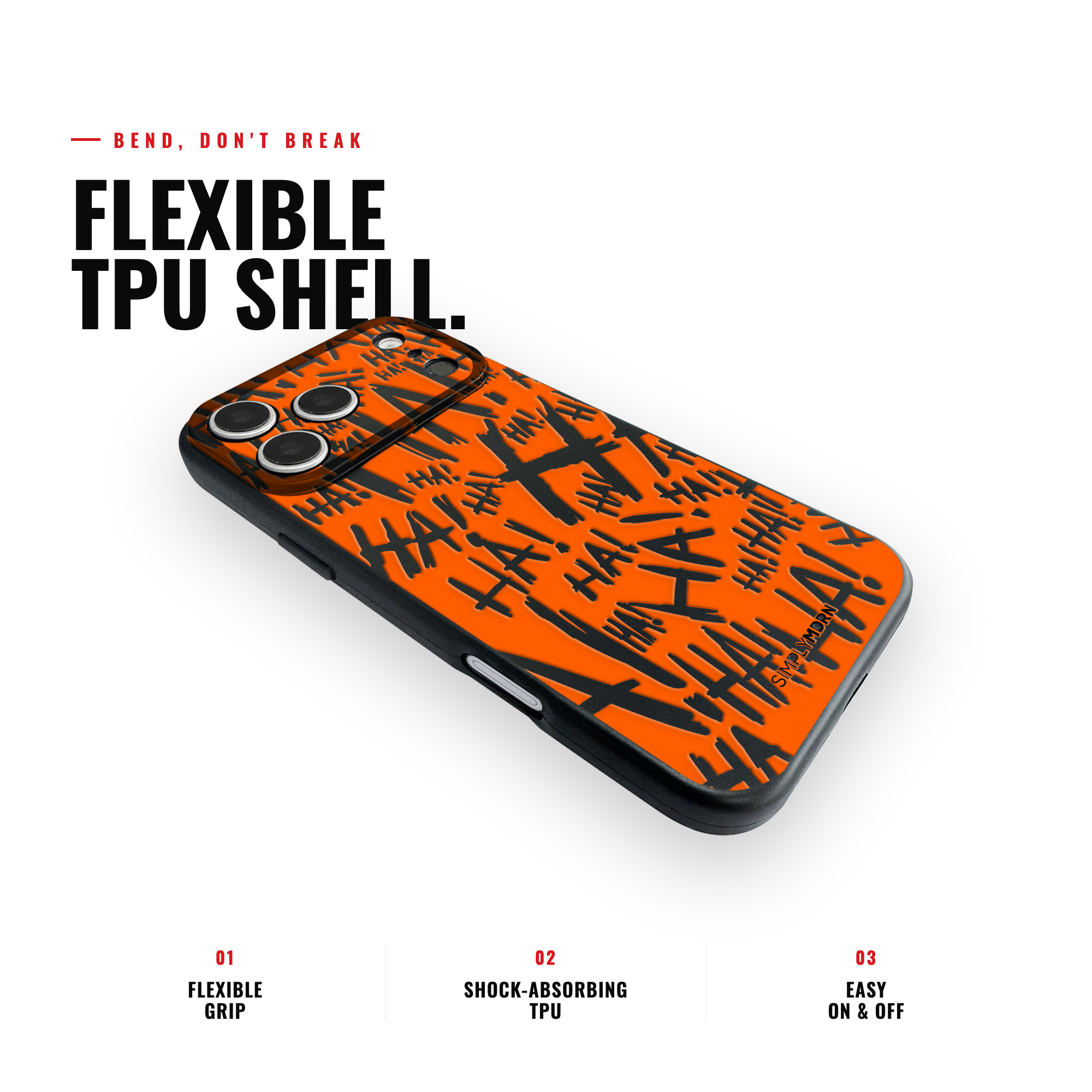 JOKSTER ORANGE INVERSE Slim [S2] iPhone case image 3