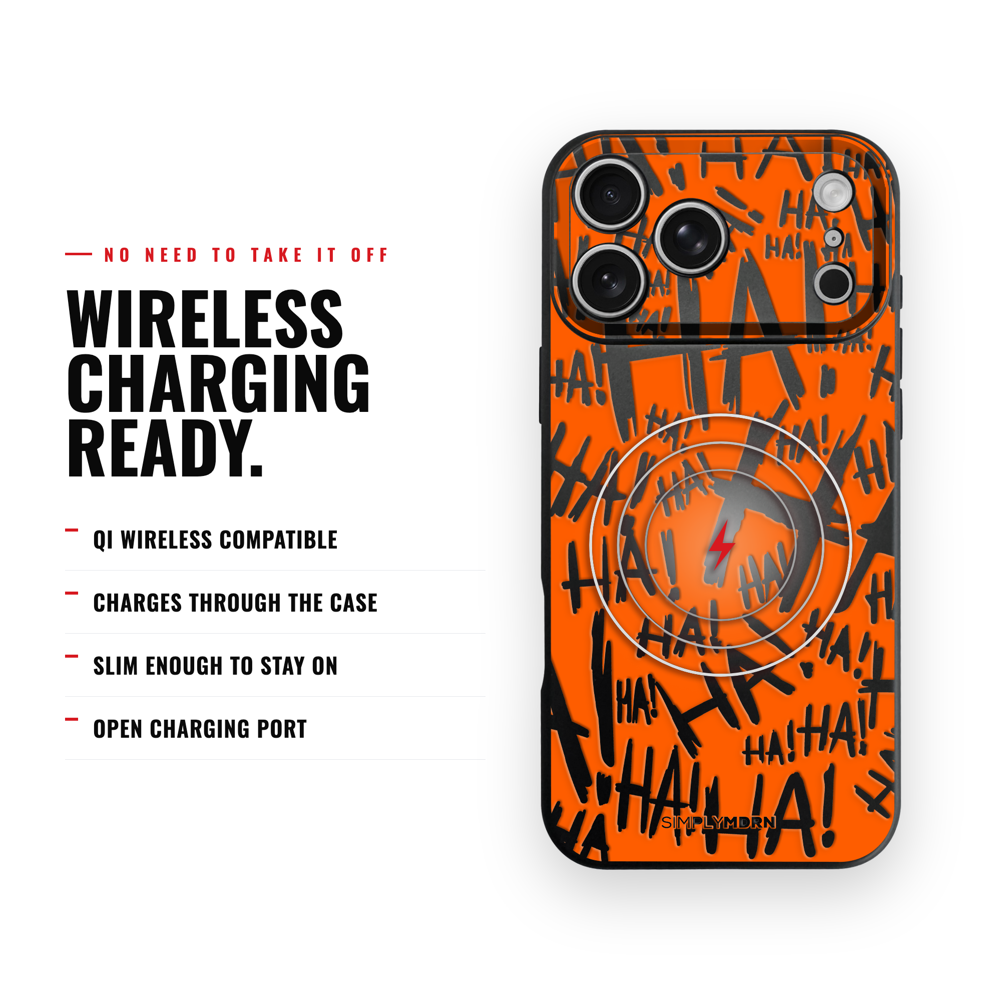 JOKSTER ORANGE INVERSE Slim [S2] iPhone case image 4