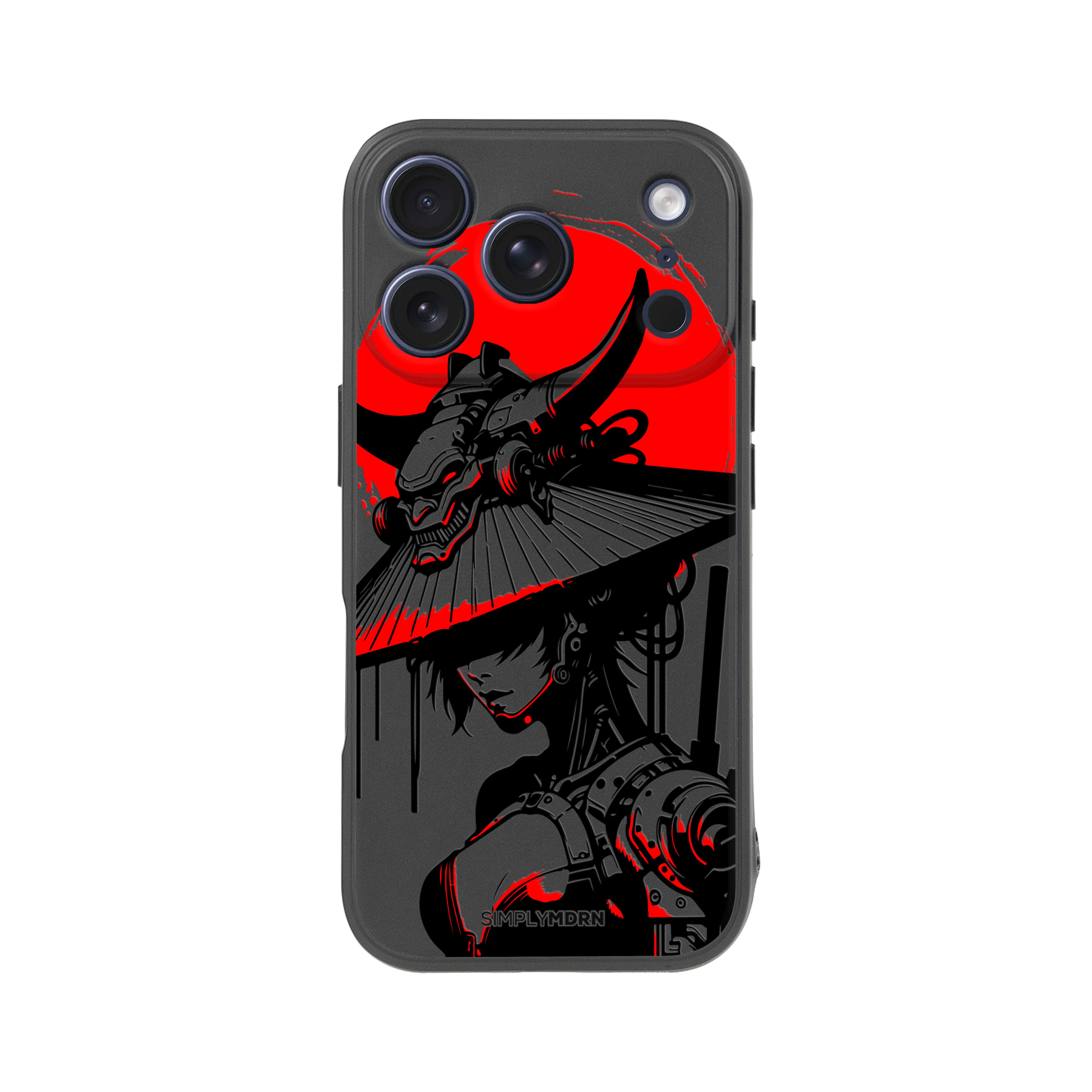 SKYLRK iPhone17 ProMax iPhoneケース 赤／黒 Wild Blaze - Red iPhone 17 Pro Max Case | BURGA