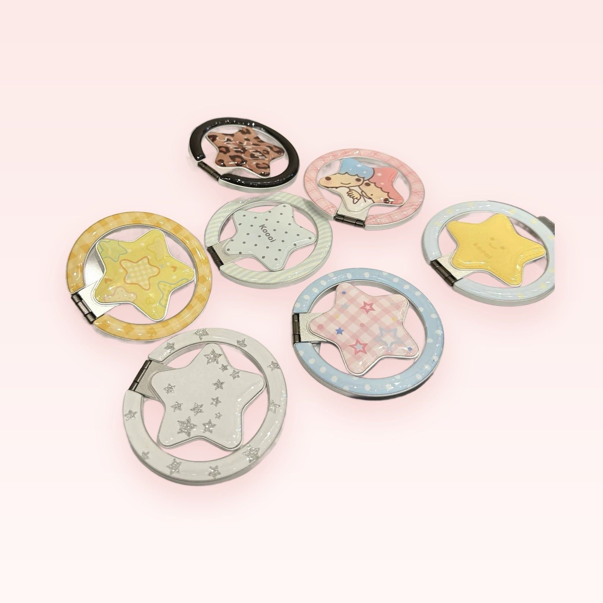 Kawaii Star Phone Ring | Cute 360° Finger Holder Kickstand