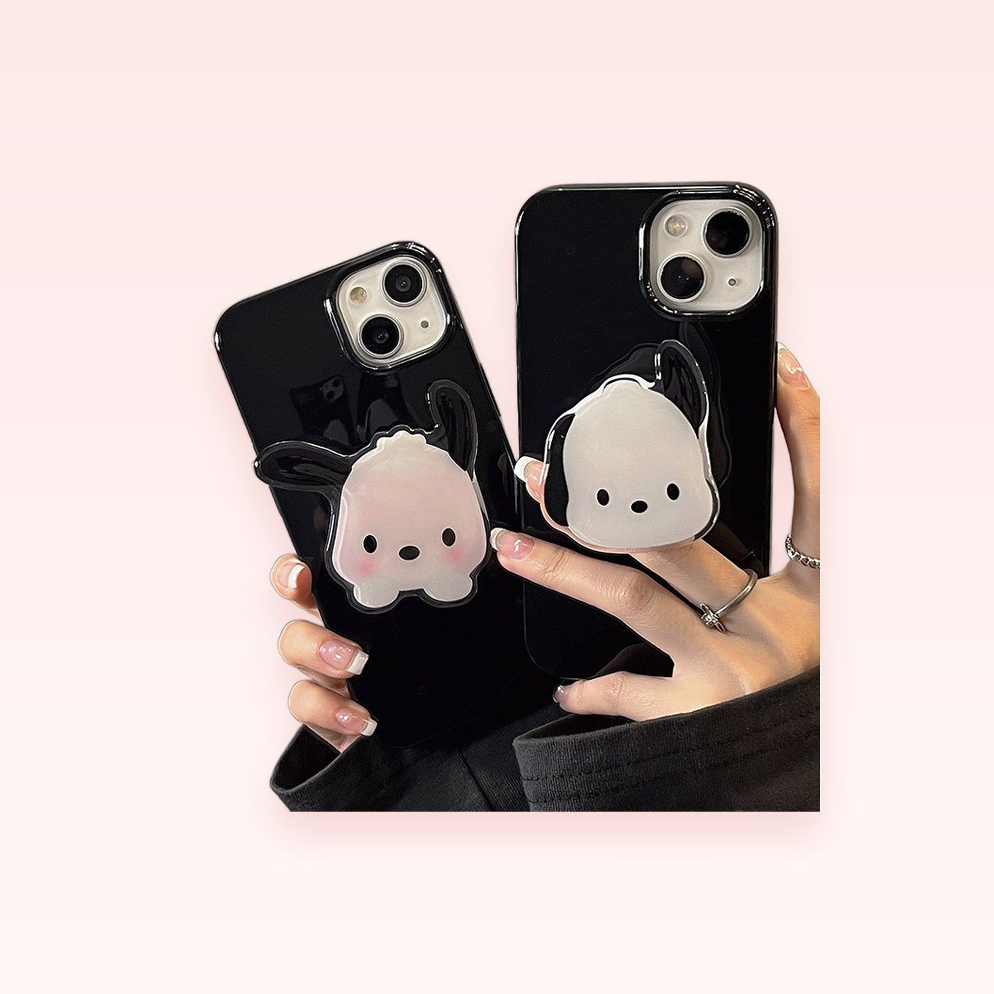 Kawaii Puppy Phone Grip Stand | Cute Cartoon Pop Socket Holder