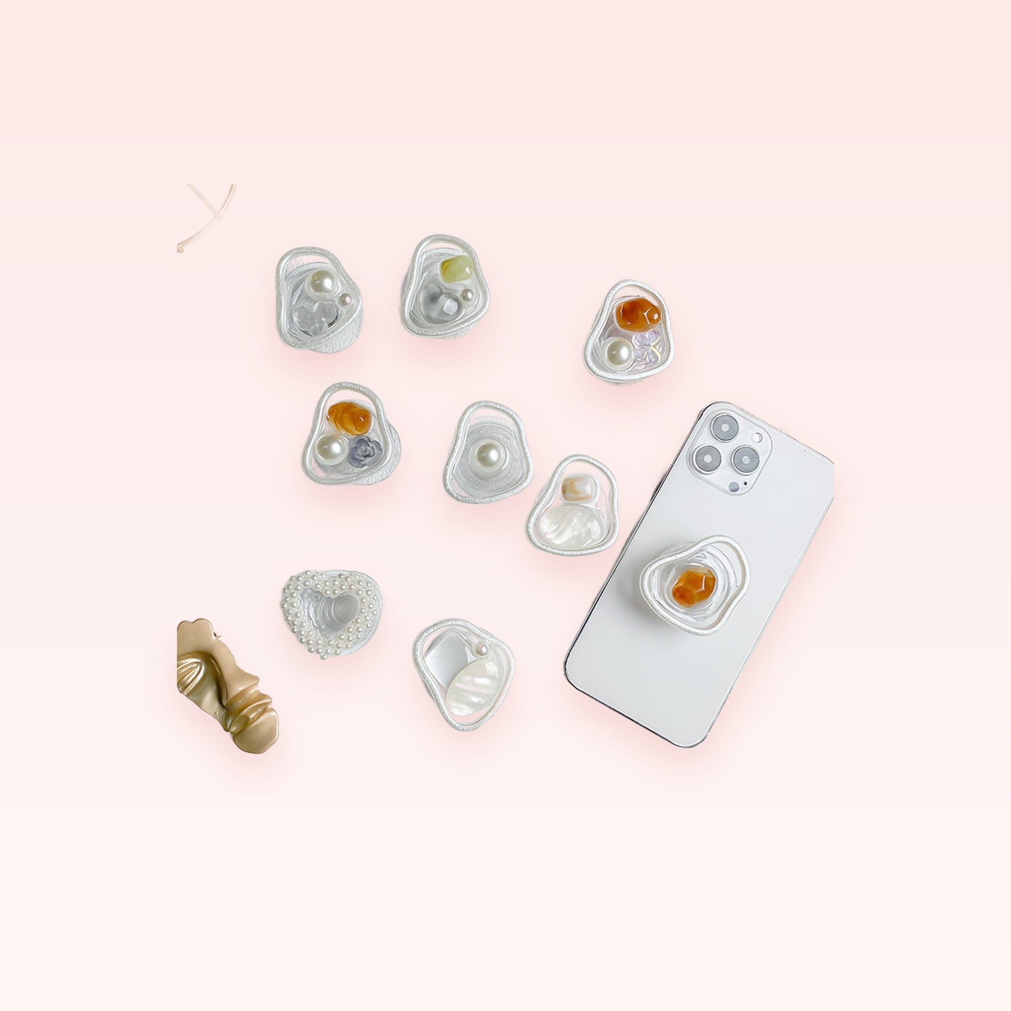 COMMONKUNST Gorgeous Pearl gem Theme | SIMPLYBUBBI Phone Ring