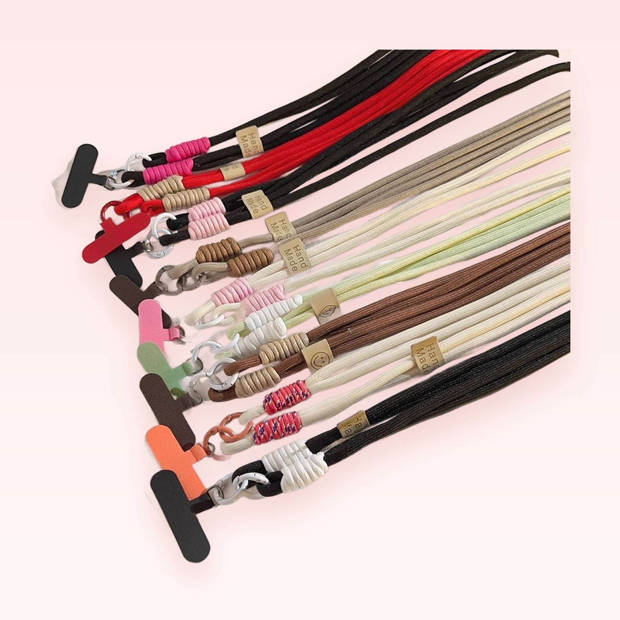 Colorful Braided Rope Phone Charm Lanyard | Aesthetic Adjustable Neck Strap