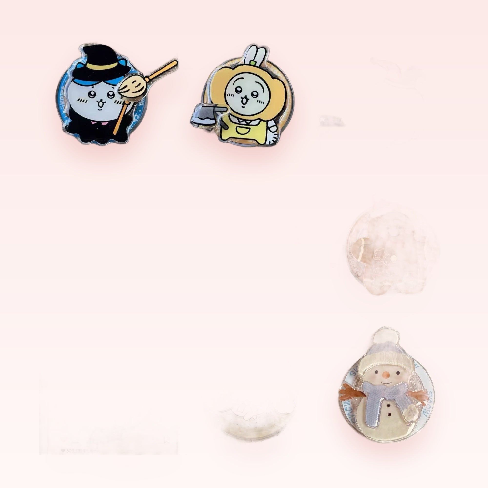 Kawaii Chikawa Character Phone Grip | Cute Cartoon Pop Socket Stand