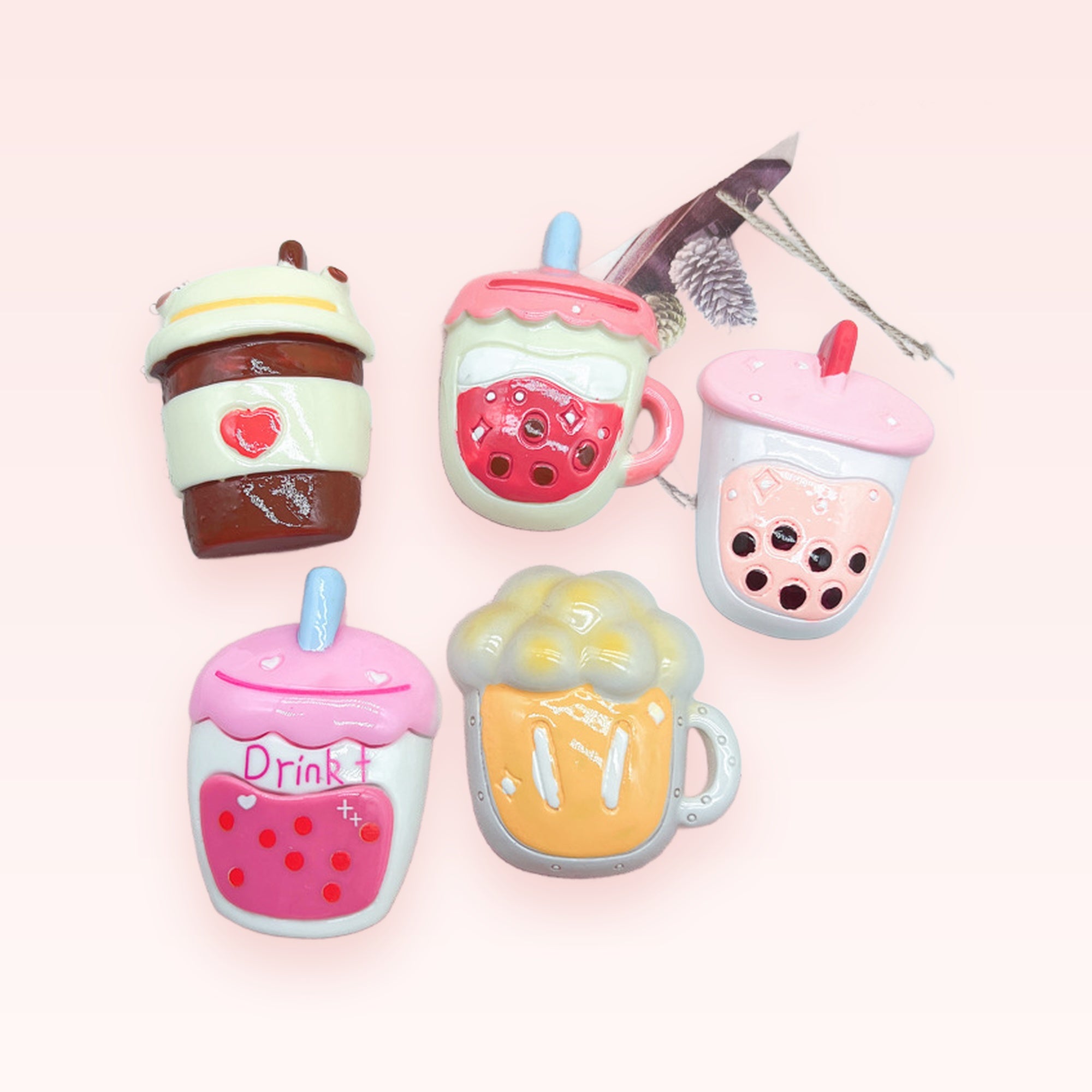 Kawaii Bubble Tea Drink Phone Grip | Cute Boba Cup Pop Socket Stand