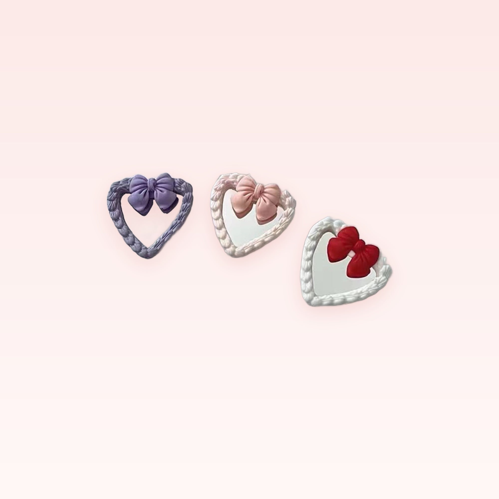 Cute Heart Bow Phone Grip | Kawaii Pop Socket Stand