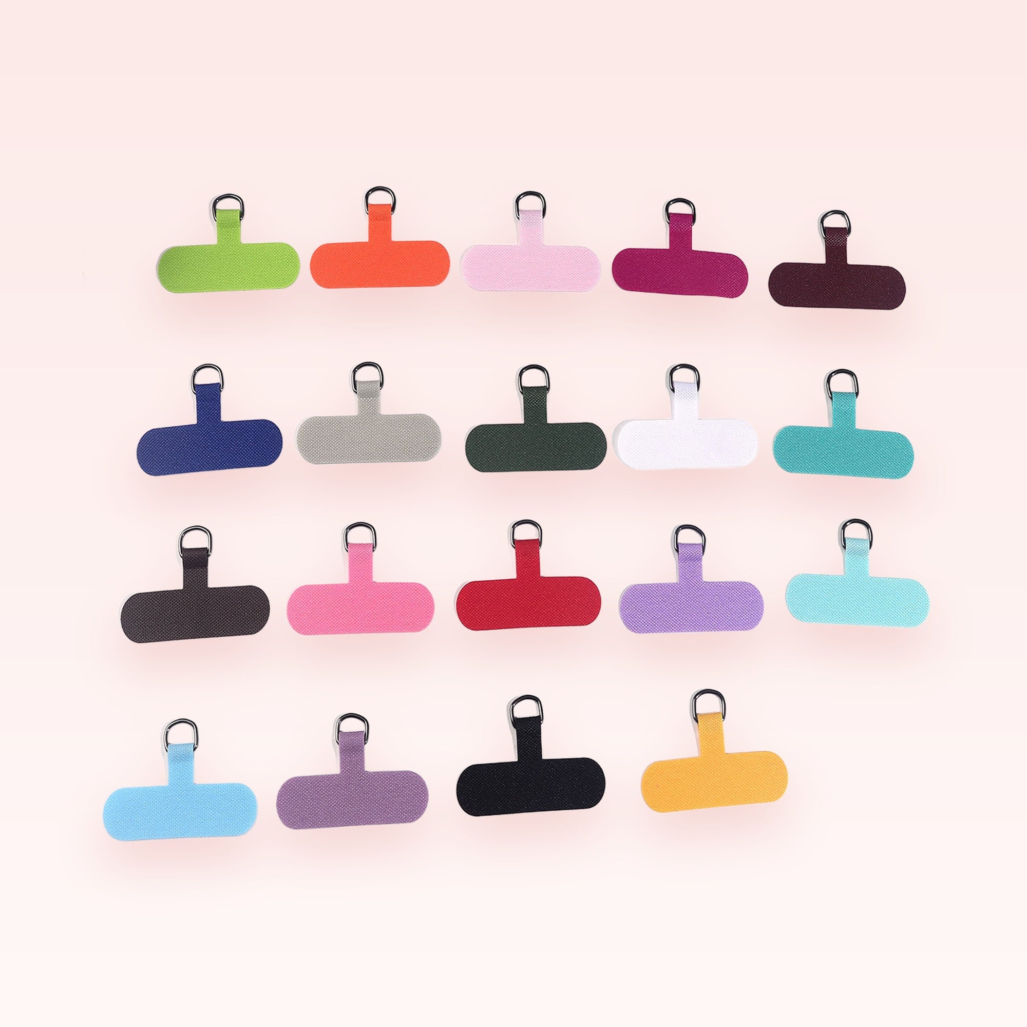 BUBBI — Assorted Solid Color Phone Tether | Universal Lanyard Patches