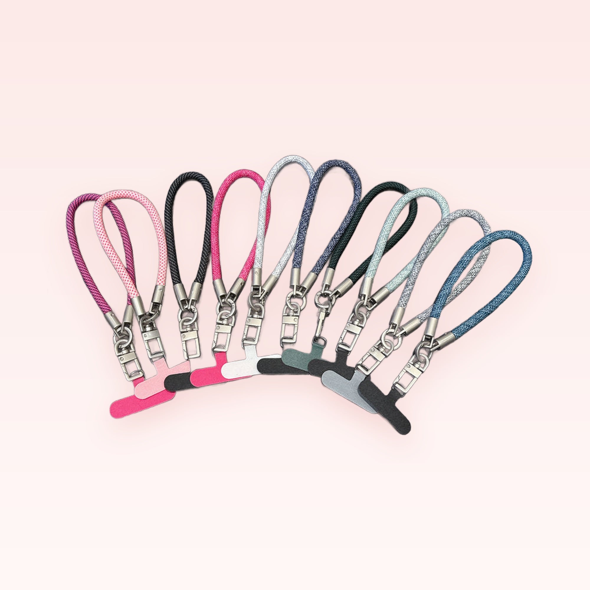 Colorful Braided Rope Phone Charm Straps | Durable Wrist Lanyards with Phone Tether