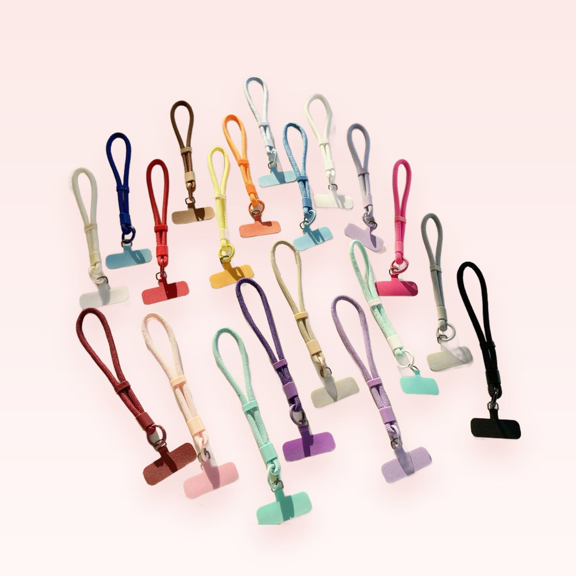 Colorful Braided Wrist Strap Phone Charm | Aesthetic Lanyard for Phone Case