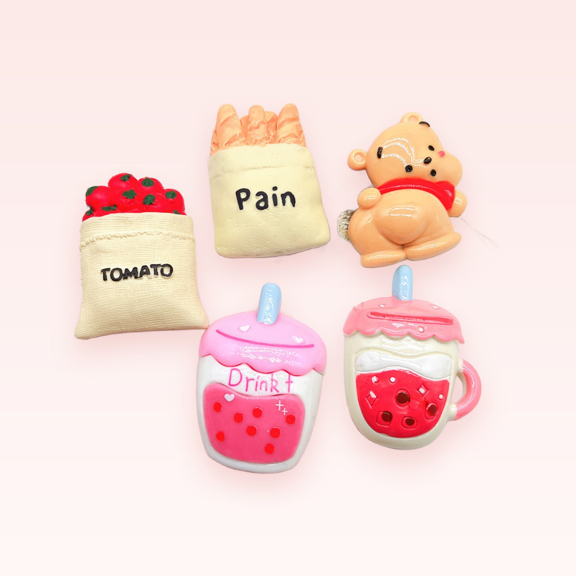 Kawaii Food & Cartoon Character Phone Grips | Cute Resin Pop Socket Stands