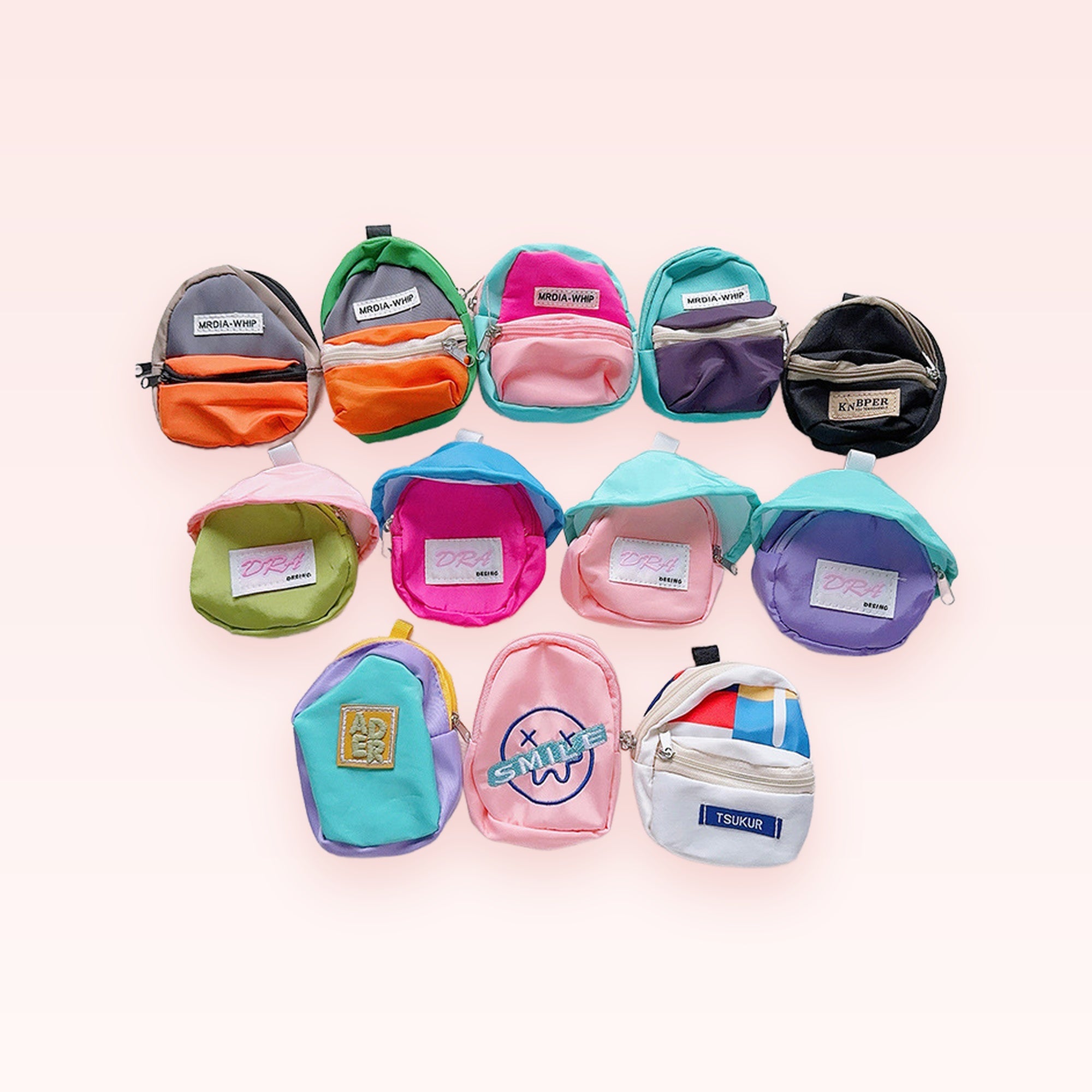Miniature Backpack Phone Charms | Cute Coin Purse Keychains