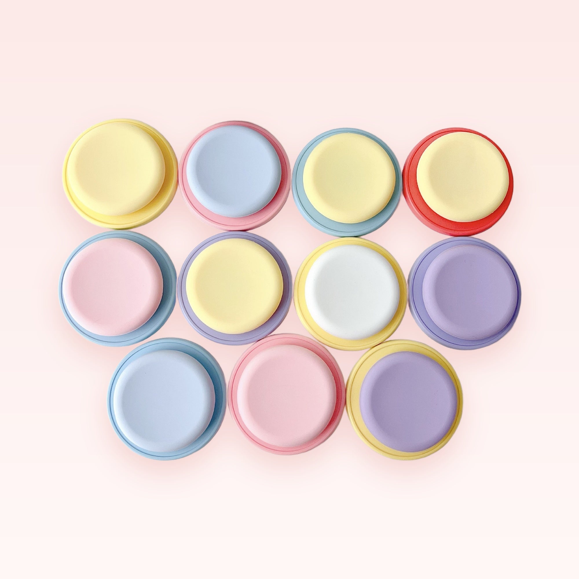 Pastel Silicone Circle Phone Grip | Cute Expandable Pop Socket Stand