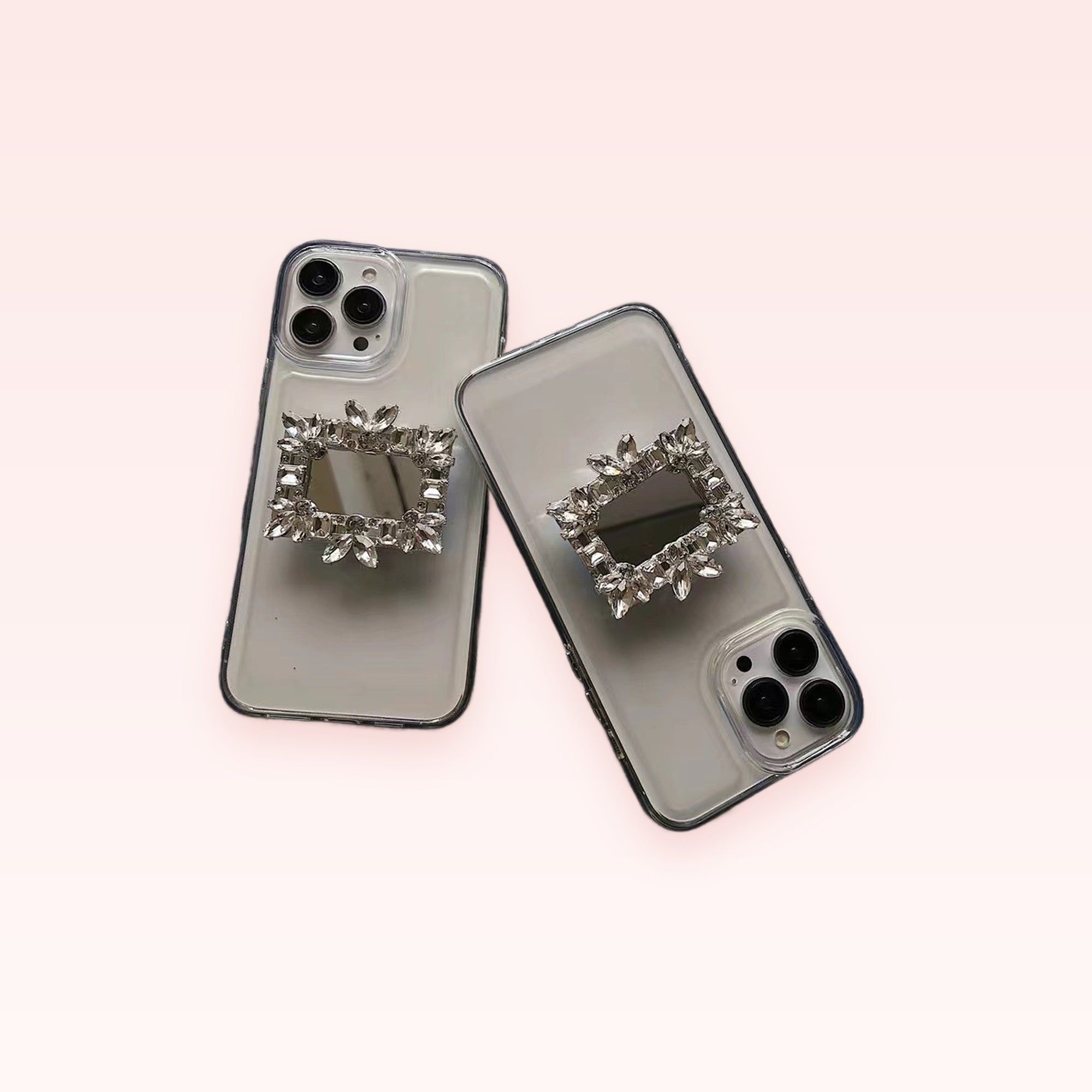 Sparkle Crystal Phone Grip | Rhinestone Mirror Phone Stand