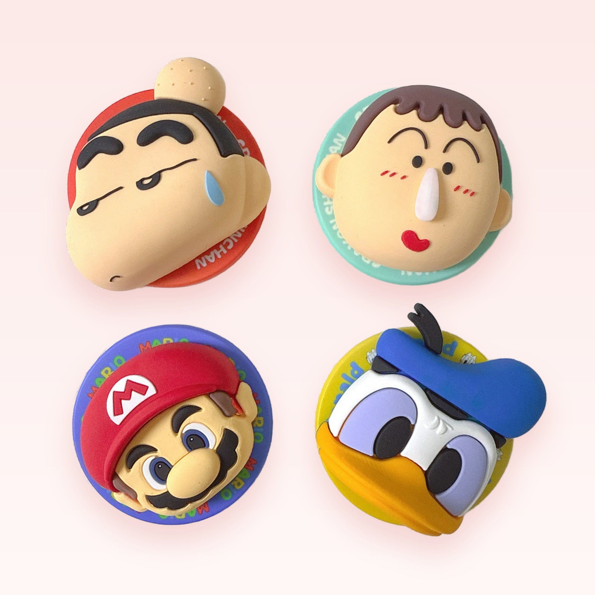 Cute Cartoon Character Phone Grips | Kawaii Silicone Pop Sockets