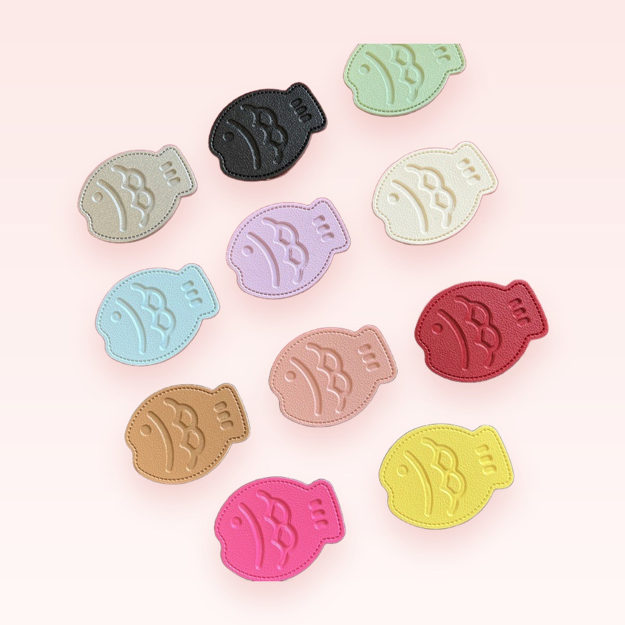 Kawaii Taiyaki Fish Phone Grip | Cute Pastel Faux Leather Pop Socket