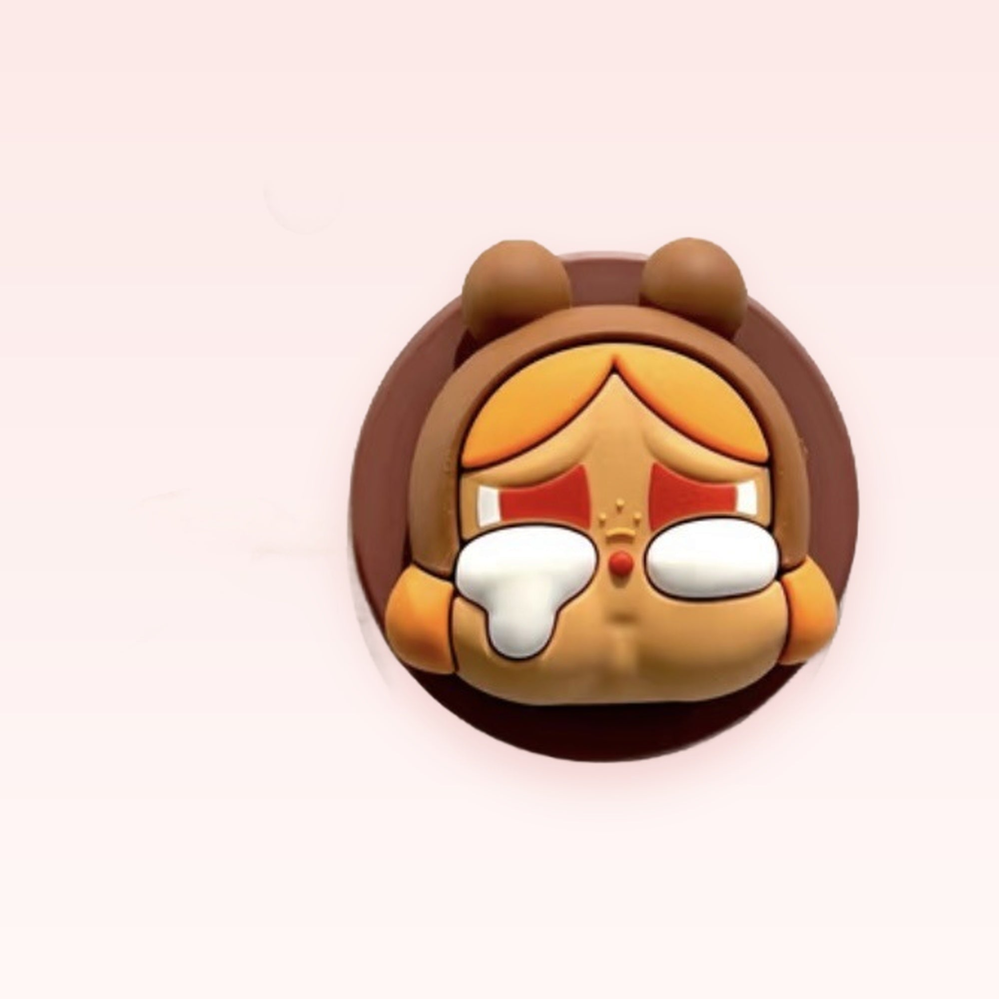 Crying Bear Instagram Post Phone Grip | Kawaii Pop Socket Stand