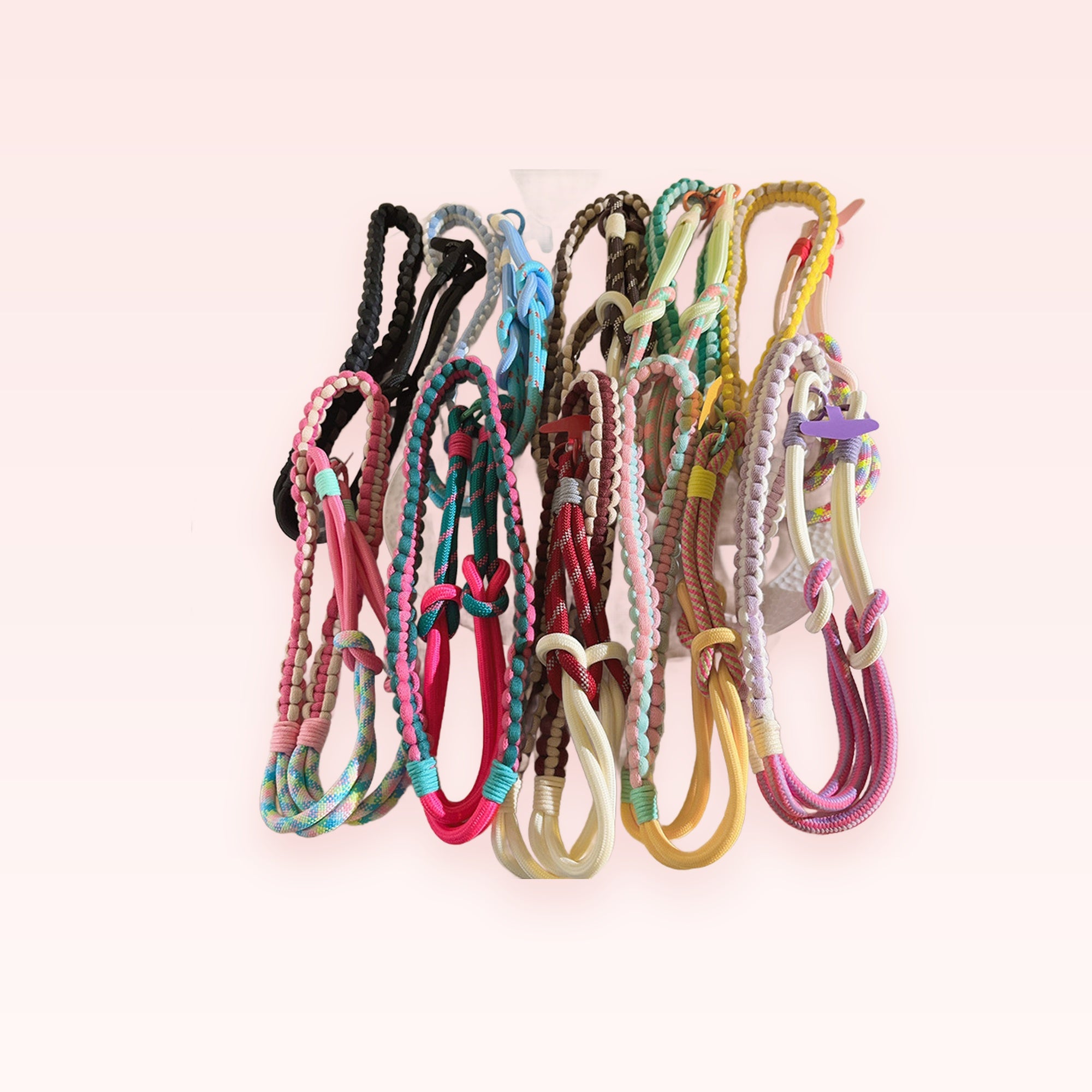 Colorful Braided Rope Phone Charm Lanyard | Aesthetic Wrist Strap for Phone