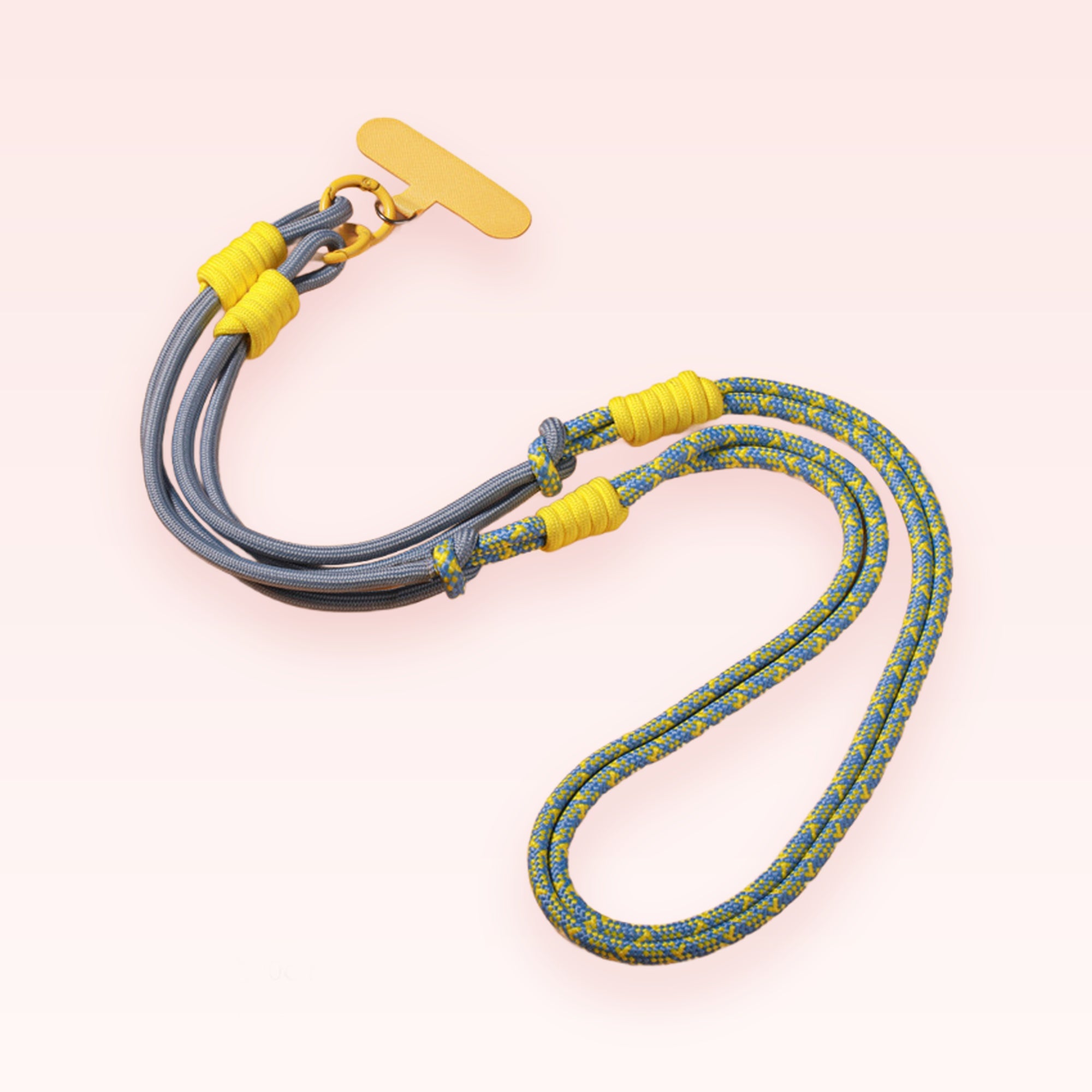 Braided Rope Phone Lanyard | Adjustable Crossbody Wrist Neck Strap