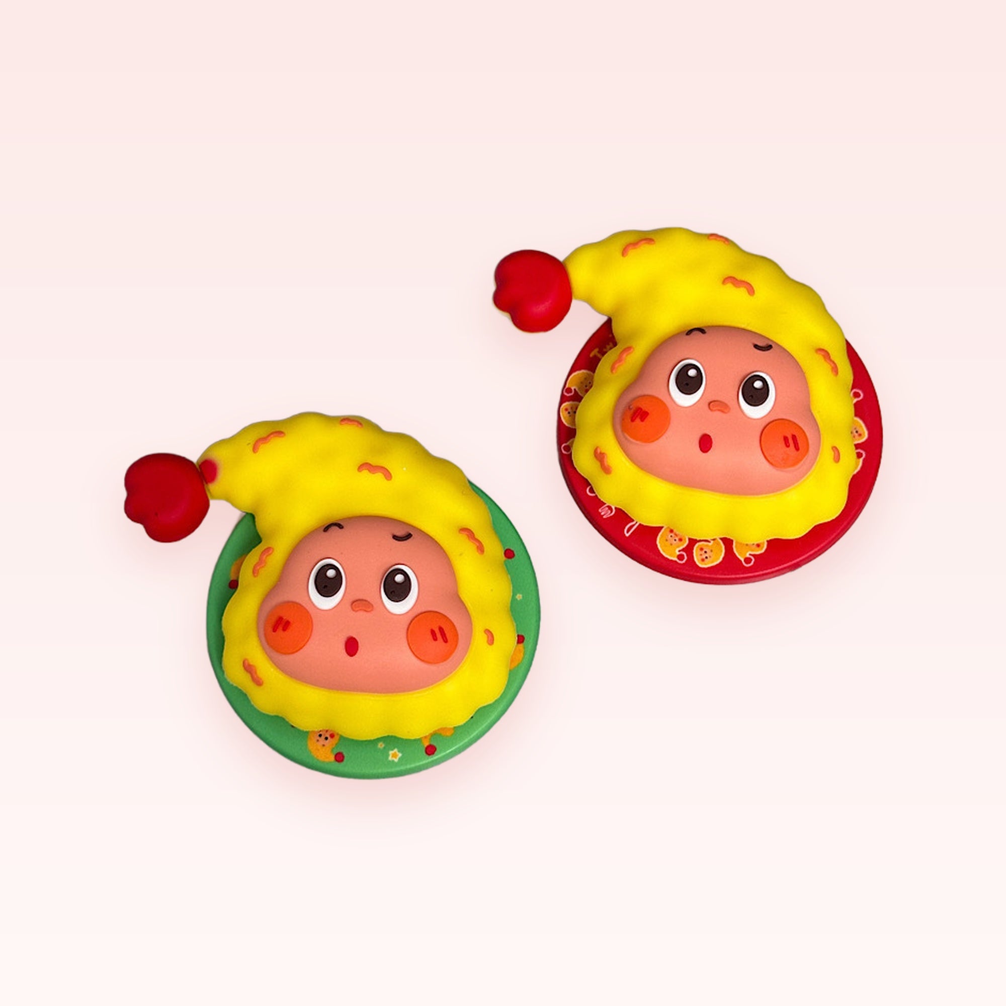 Cute Cartoon Character Phone Grip | Kawaii Yellow Hat Pop Socket Stand