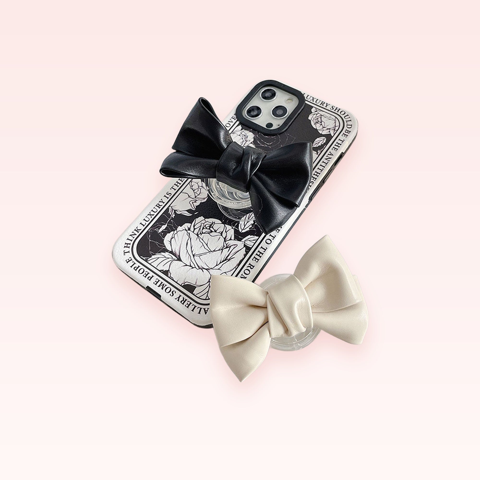 Cute Bow Phone Grip | Kawaii Pop Socket Stand