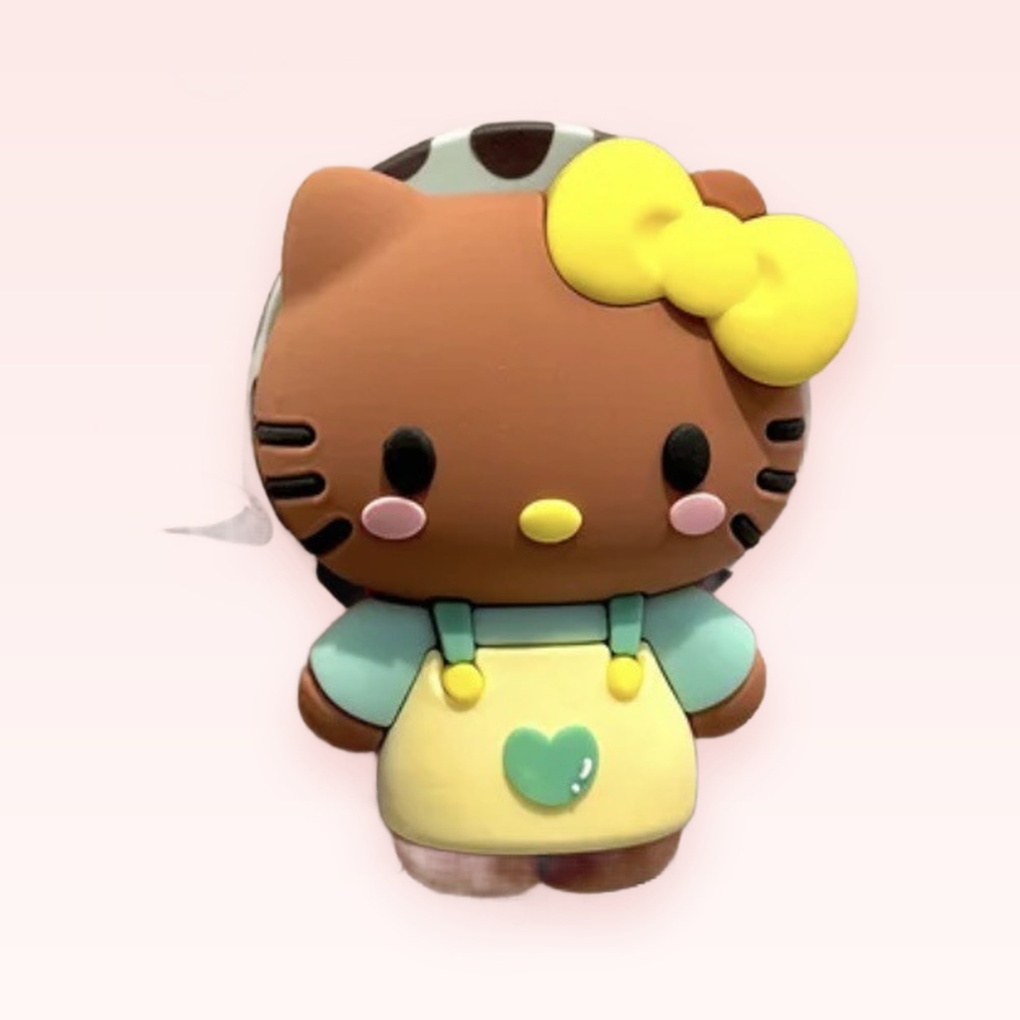 Kawaii Brown Hello Kitty Phone Grip | Cute Silicone Pop Socket Stand