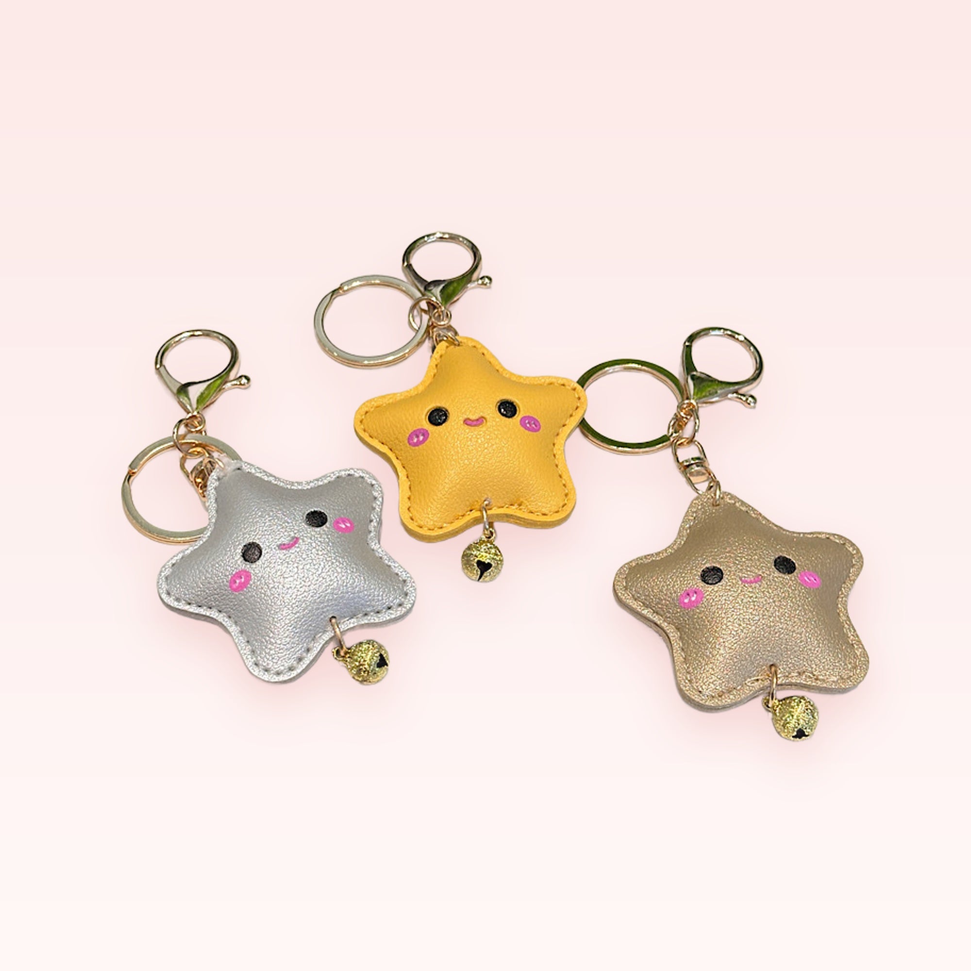 Cute Star Keychain Phone Charm | Kawaii Plushie Star Bag Pendant