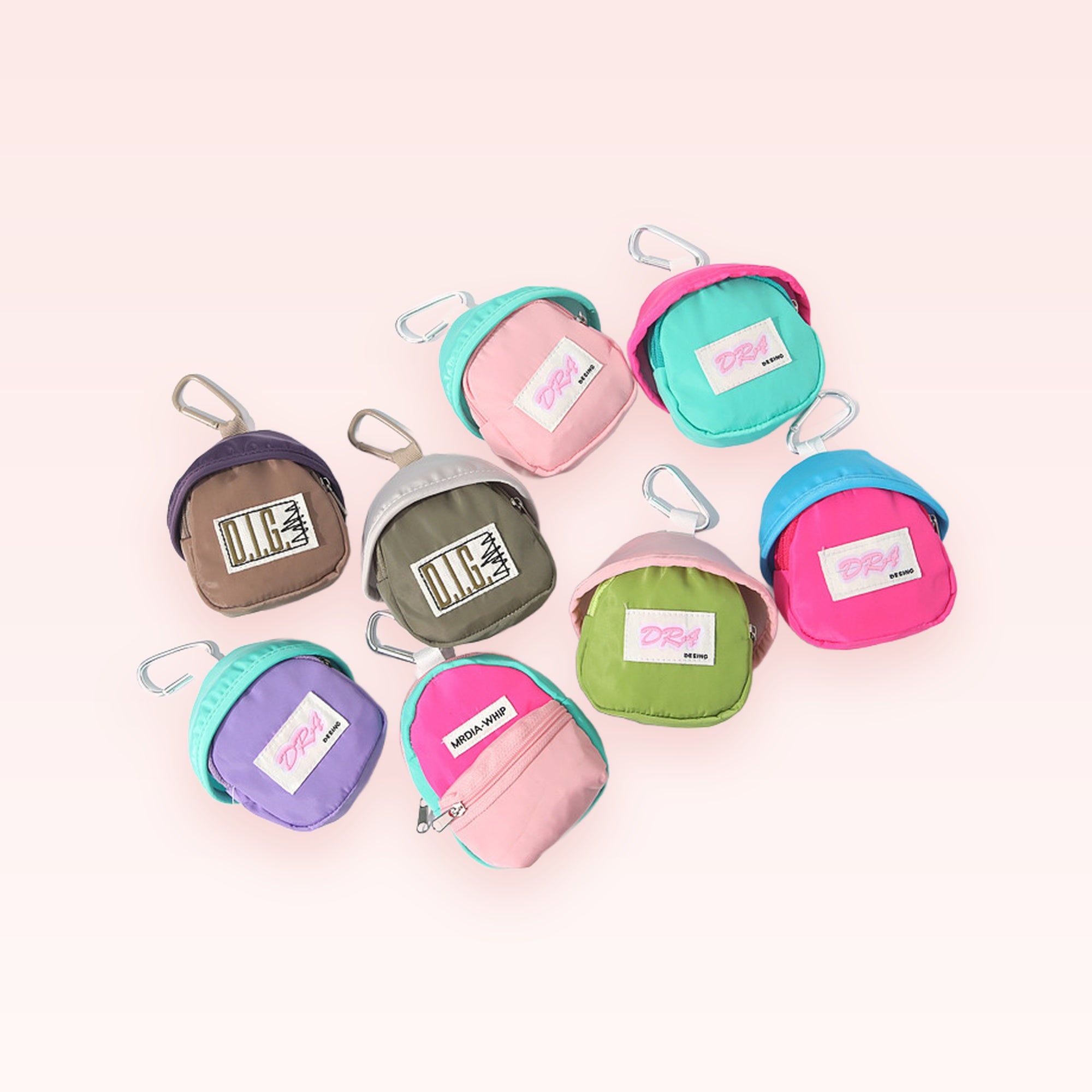 Mini Backpack Coin Purse Phone Charm | Cute Keychain Bag Accessory
