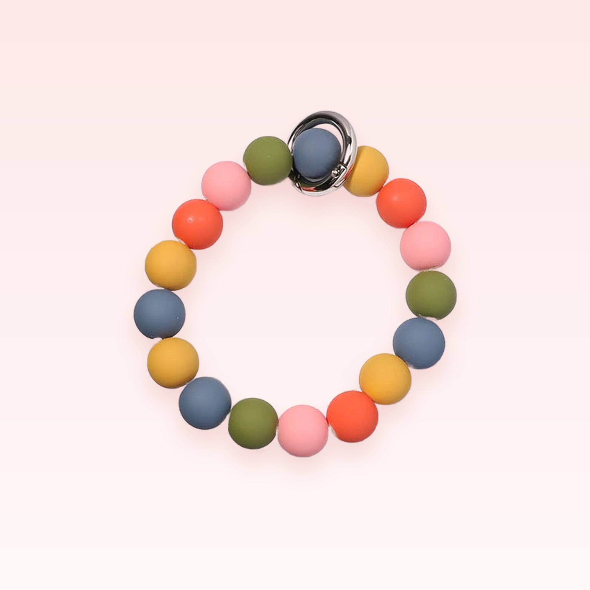Colorful Matte Bead Phone Wristlet | Cute Keychain Lanyard Strap