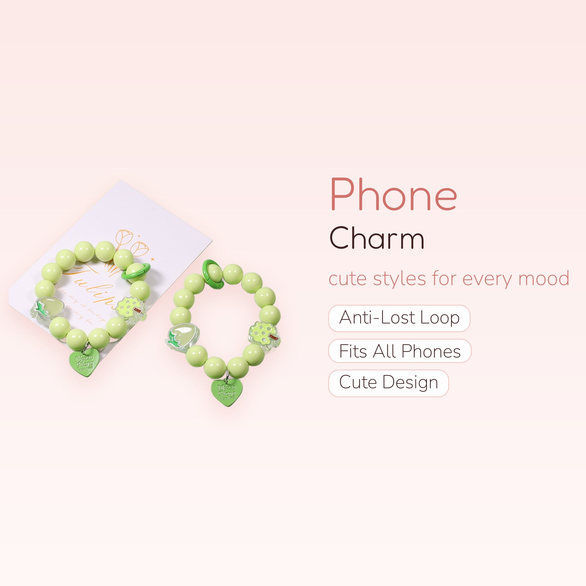 200 Glass bracelets ideas | beaded | SIMPLYBUBBI Phone Charm