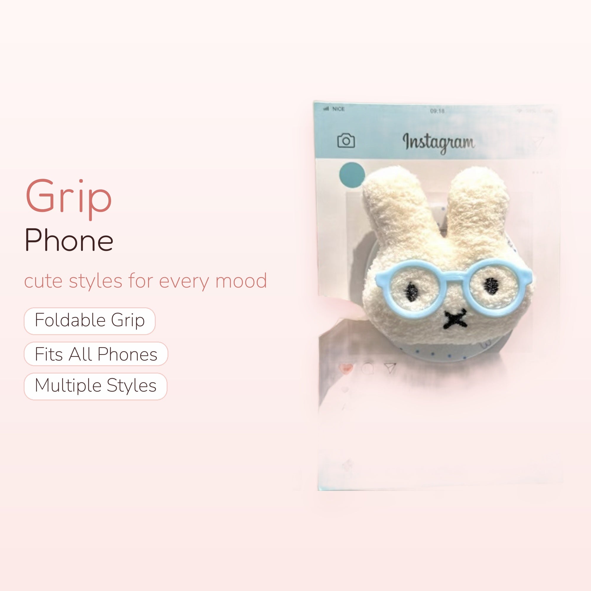 Moo — Kawaii Cow Phone Charm | Beaded Wrist Strap