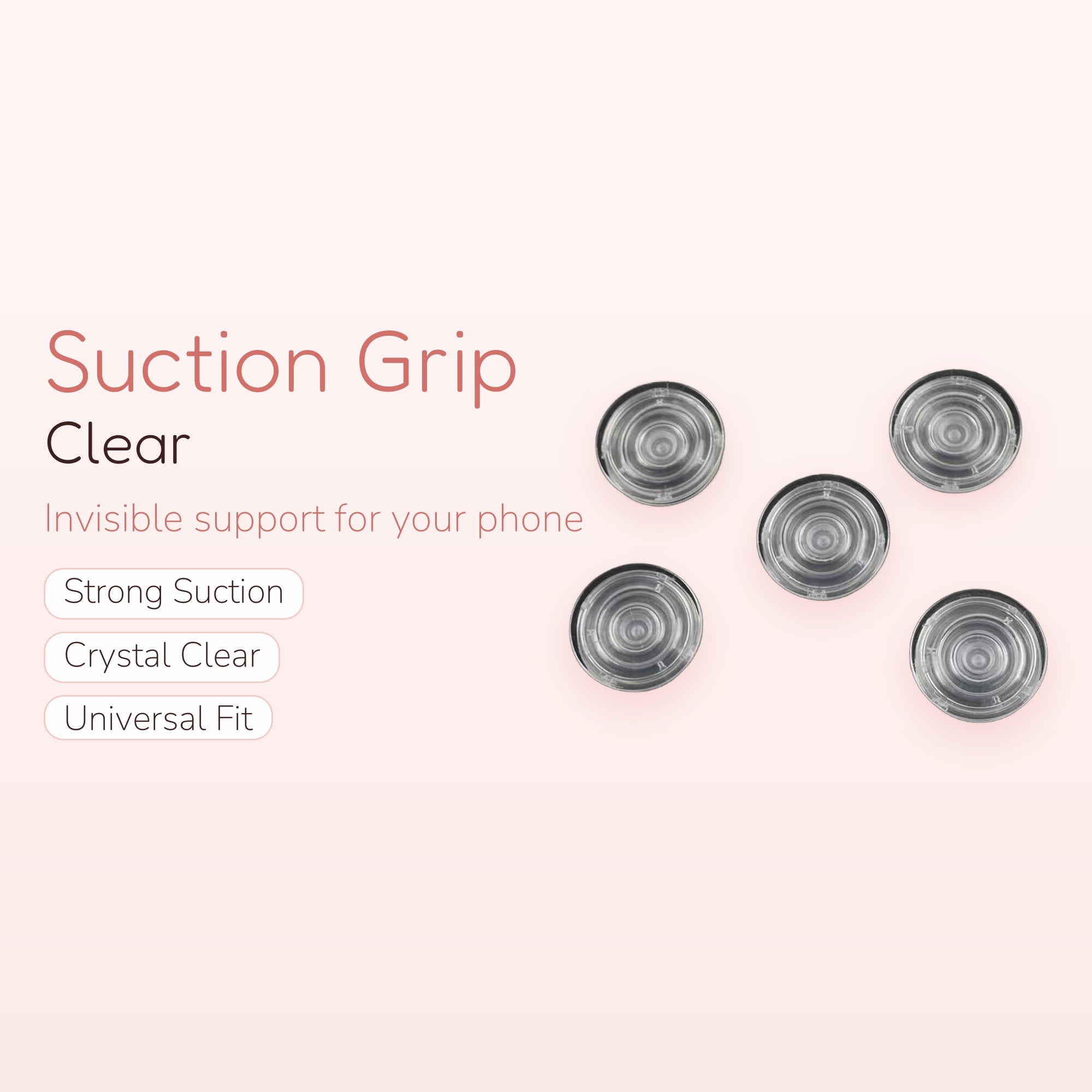 Prism — Iridescent Holographic Crystal Phone Grip Stand
