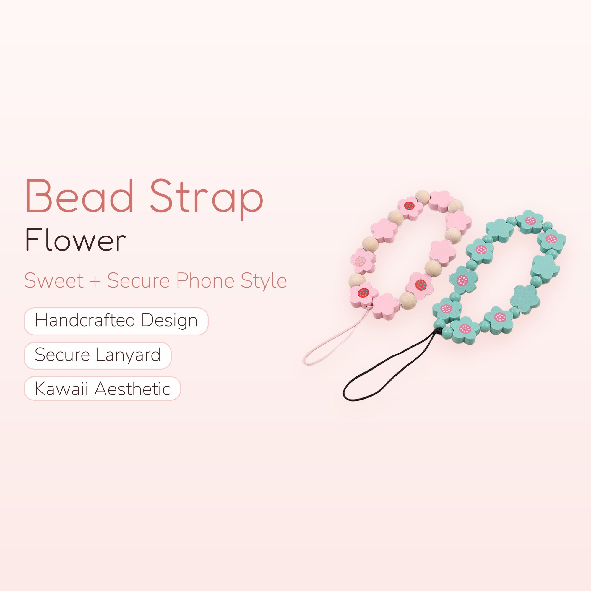 Bloom Pop — Pink Flower Kawaii Phone Grip & Pop Socket Stand
