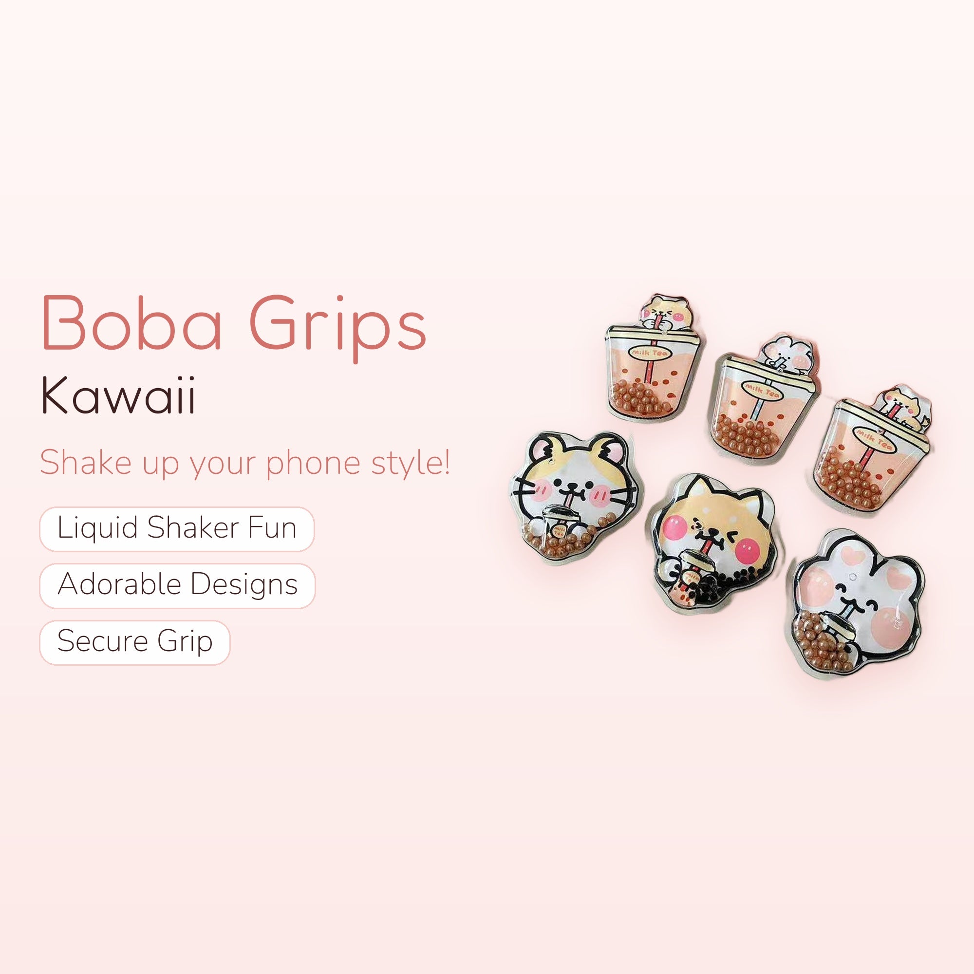 Meow — Kawaii Chibi Cat Phone Grip | Cute Pop Socket Stand