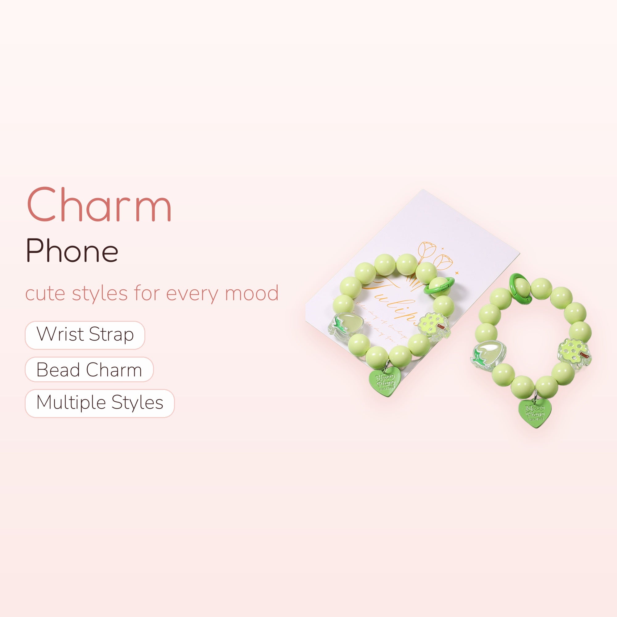 200 Glass bracelets ideas | beaded | SIMPLYBUBBI Phone Charm