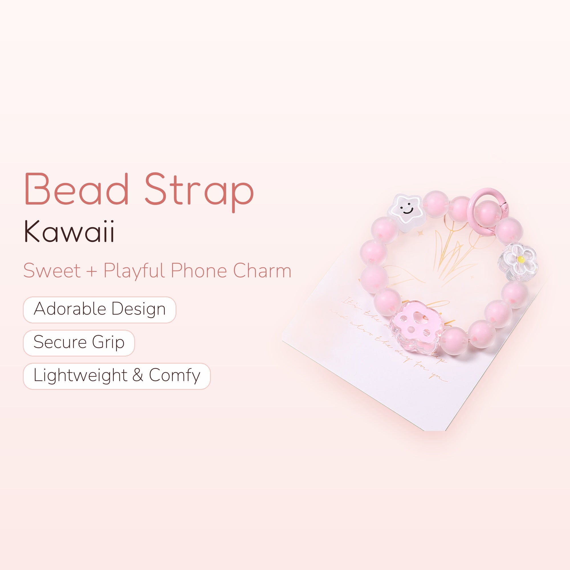 Baby Bear — Kawaii Teddy Bear Phone Charm Wrist Lanyard