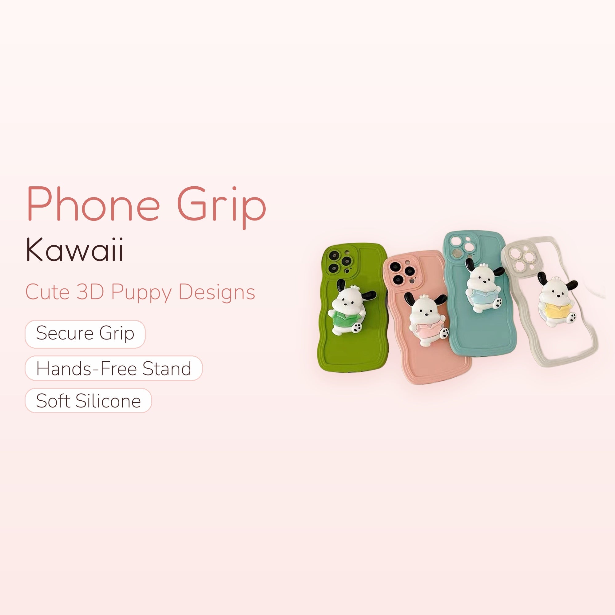 La Tulipe — Pastel Tulip Phone Charm Wrist Lanyard