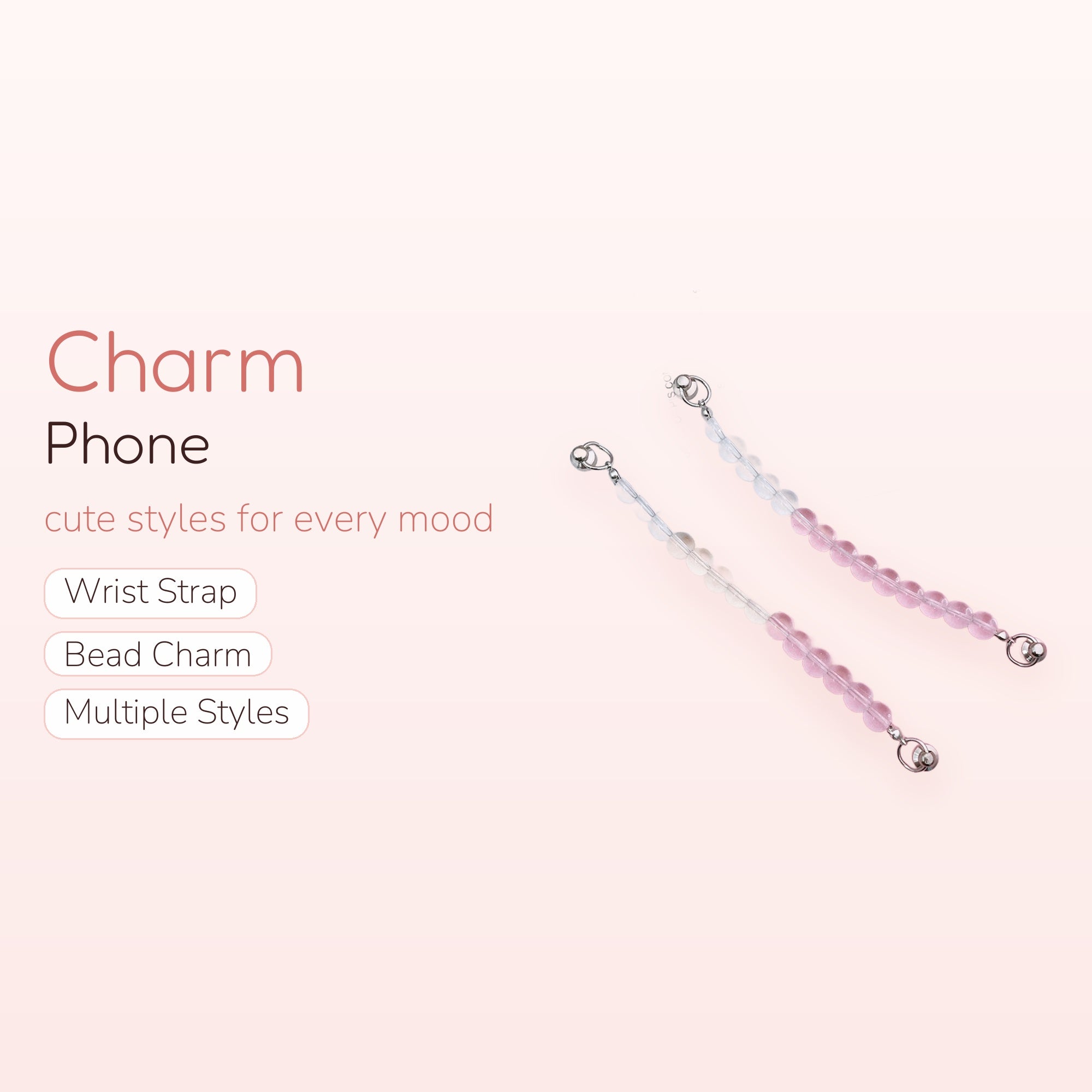 Edge Case — Snake Chain & Leather Edgy Crossbody Phone Strap