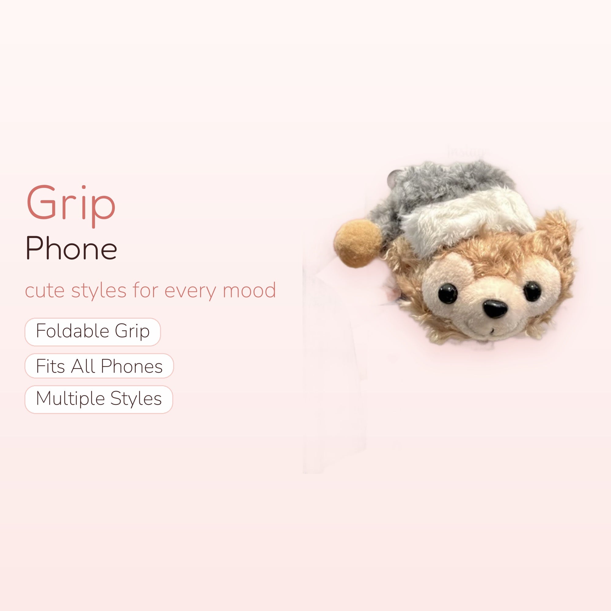 Wish On It — Kawaii Flower & Star Phone Grip Stand