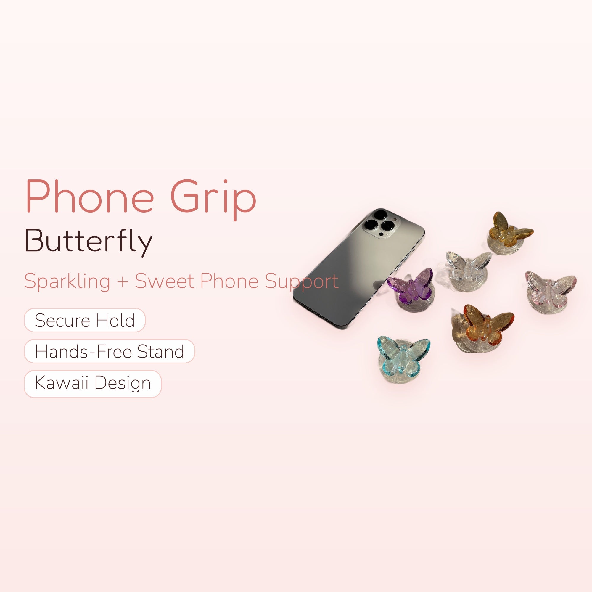 Tiny Rex — Kawaii Dino Phone Grip | Cute Pop Socket Stand