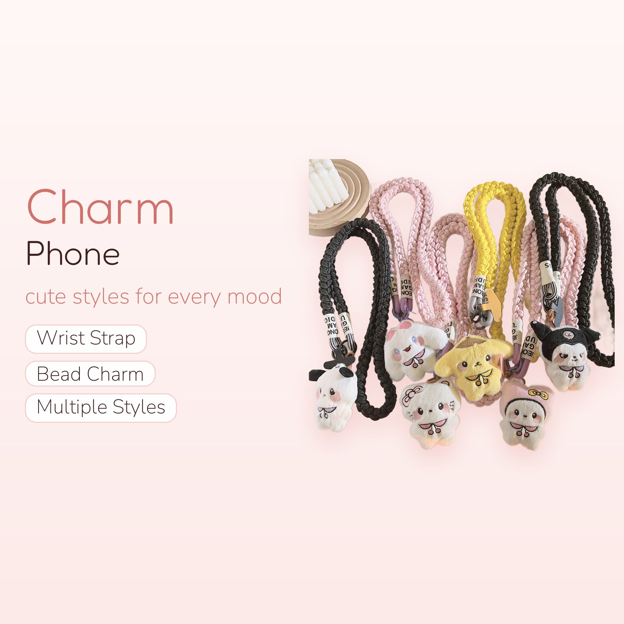 SIMPLYBUBBI — Braided Plushie Animal Lanyards | Cute Wrist & Neck Straps