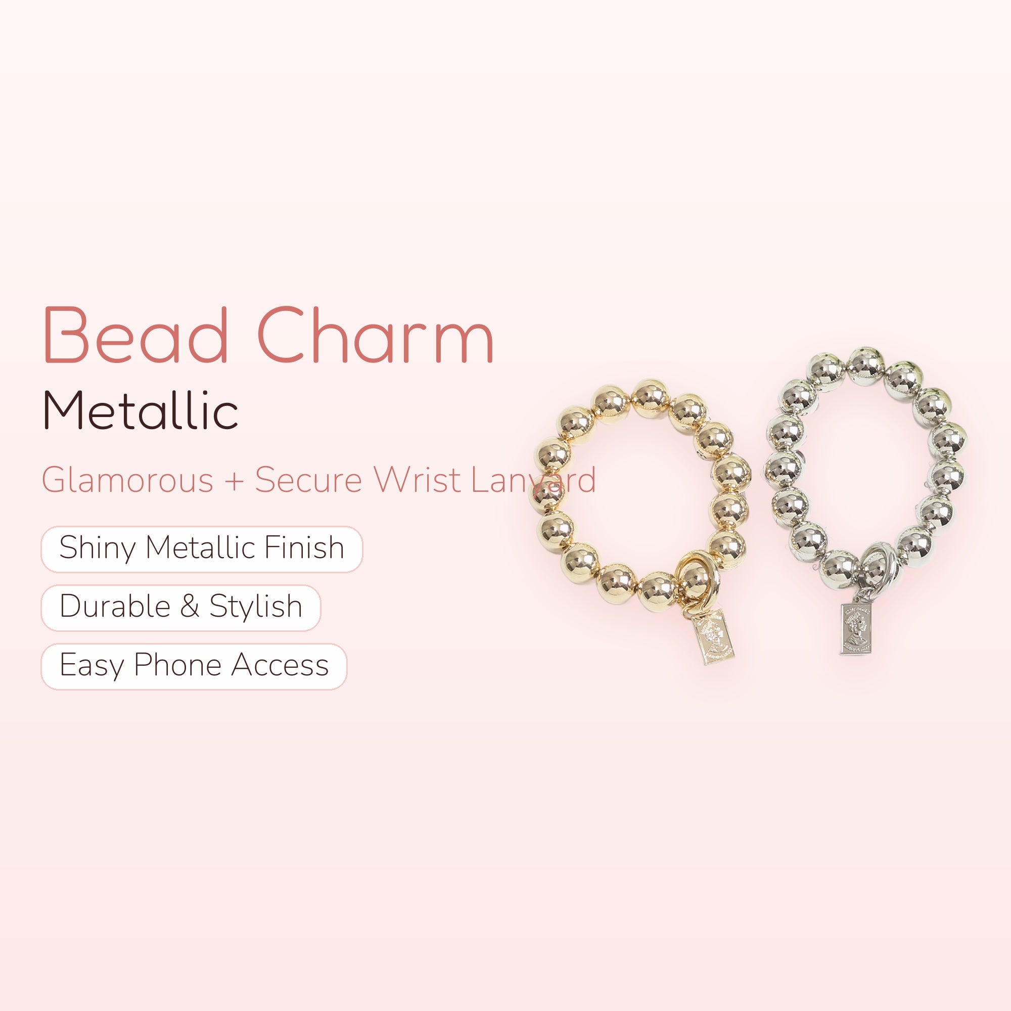 Serpentine — Gold Snake Chain Luxury Phone Charm Wrist Lanyard
