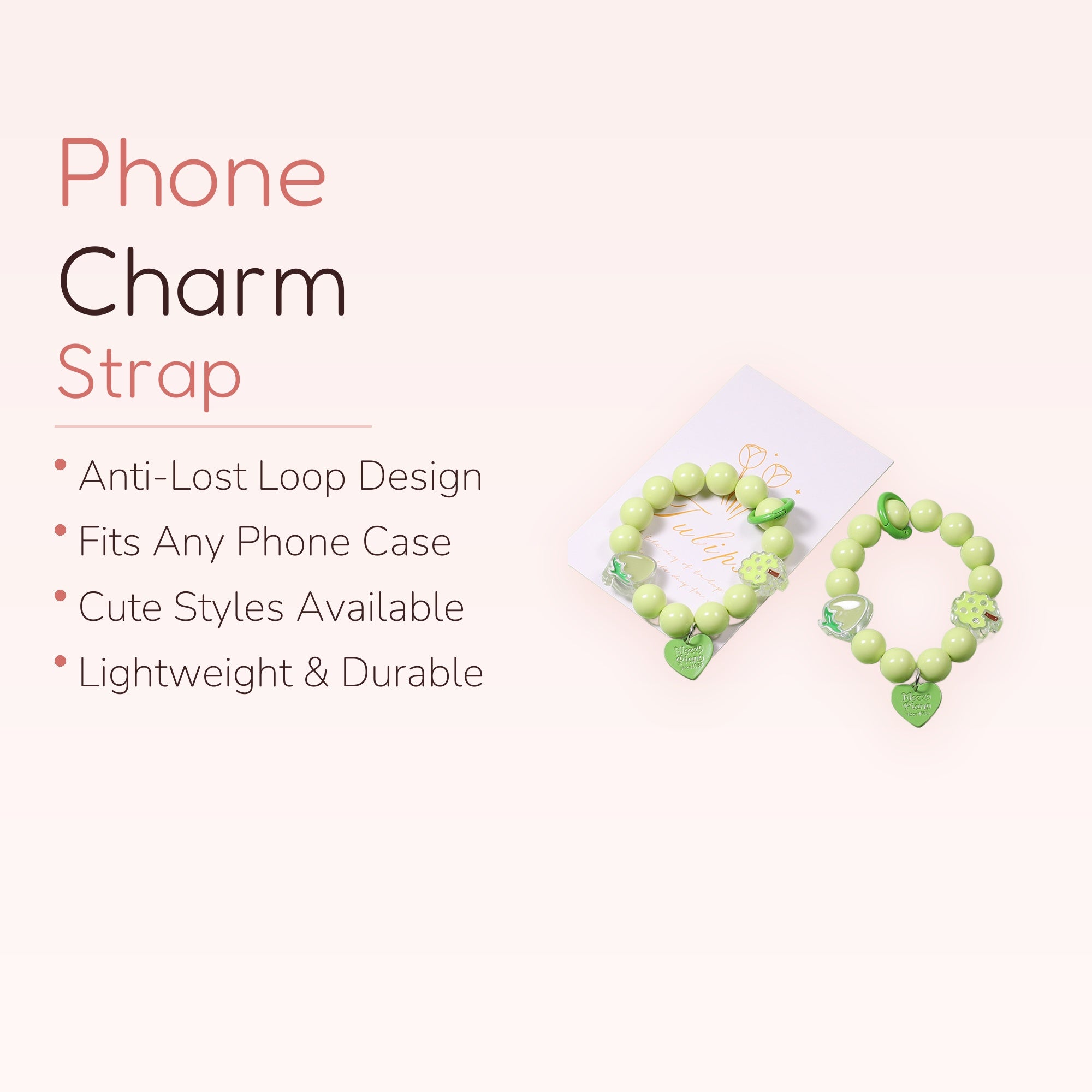 200 Glass bracelets ideas | beaded | SIMPLYBUBBI Phone Charm