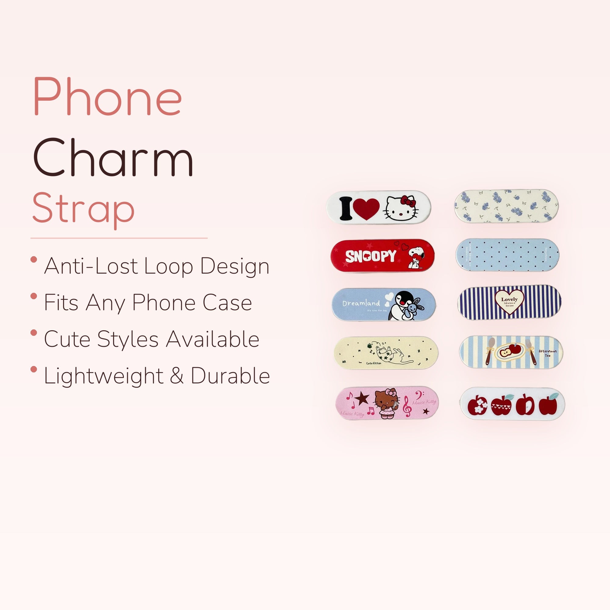 Cute Cartoon & Pattern Phone Grip Collection | Kawaii Pop Socket Stand for Phones